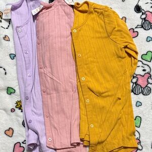 Jumping Beans Kids Button-Up Shirts - Yellow, Pink, and Purple